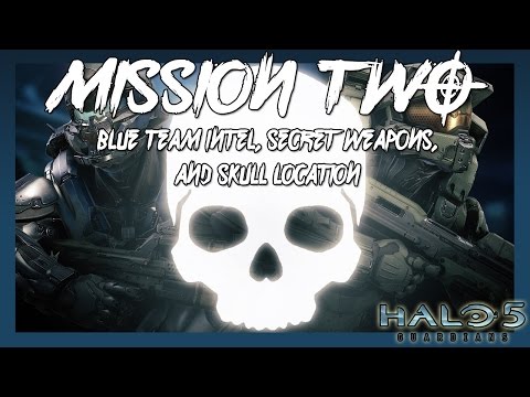 HALO 5: GUARDIANS Mission #2:Blue Team Intel ,Secret Weapons and Skull Location