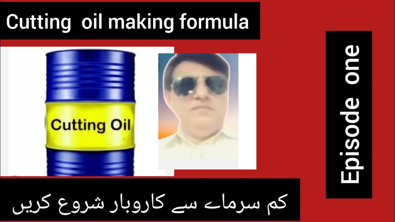 how to make a cutting oil formula