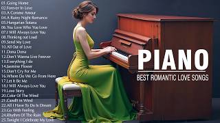 Beautiful Piano Music That Is No Longer Heard on the Radio - Top 100 Romantic Piano Love Songs 80's