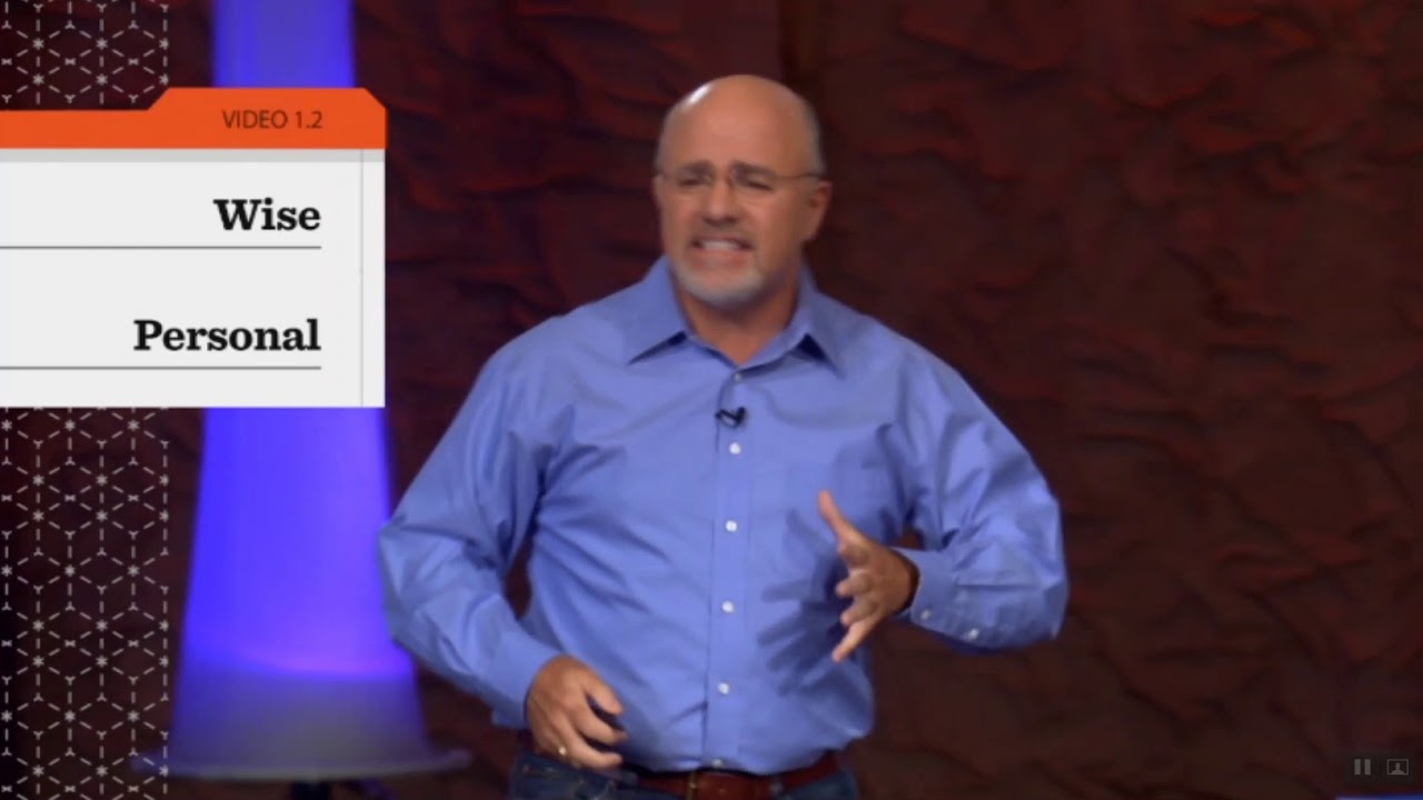 dave ramsey chapter 6 section 1