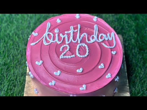 Simple Cake Decoration For Beginner