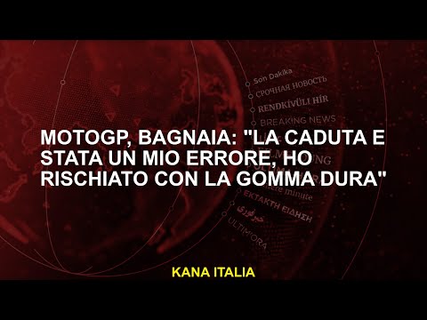 MotoGP, Bagnaia: "La caduta è stata un mio errore, ho rischiato con la gomma dura"