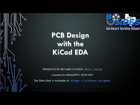 PCB Design with KiCad HHV2020