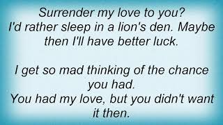 Blondie - Surrender Lyrics