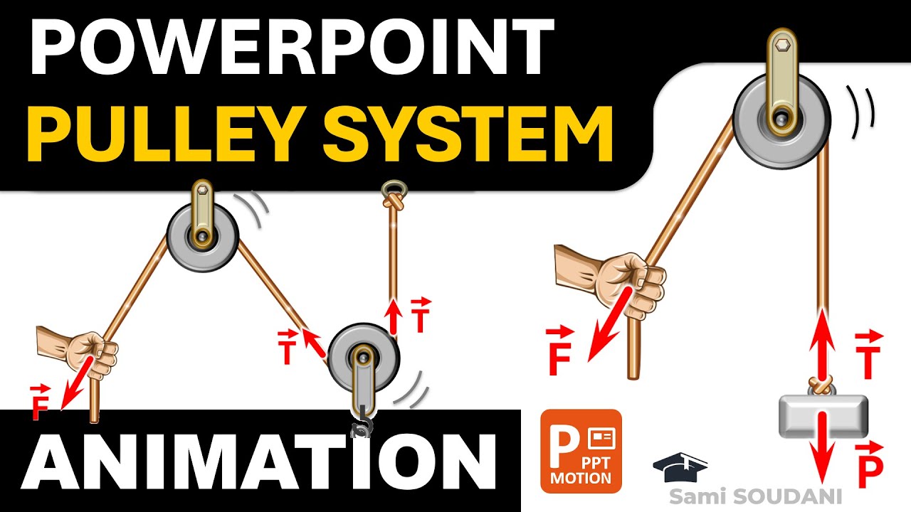 How to Animate a Pulley System in PowerPoint | Step-by-Step Tutorial