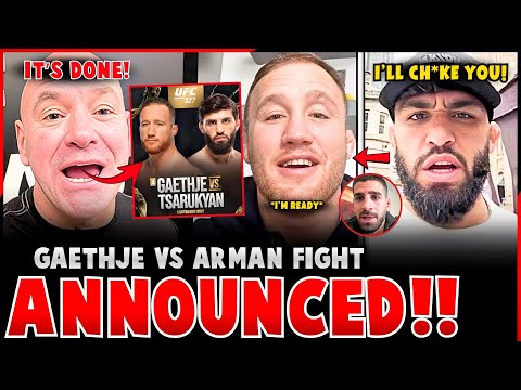 Justin Gaethje vs Arman Tsarukyan Fight At UFC 327 CONFIRMED! | Gaethje RESPONDS to Paddy & Ilia!