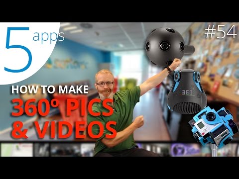 Create your own 360 VR videos and pictures
