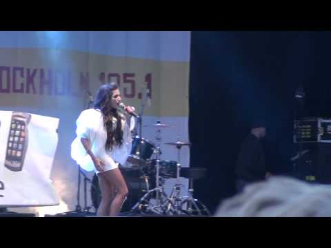 SIBEL feat LAZEE "The Fall" (Live @ NRJ In the Park, Gröna Lund, Stockholm Aug 26, 2010)
