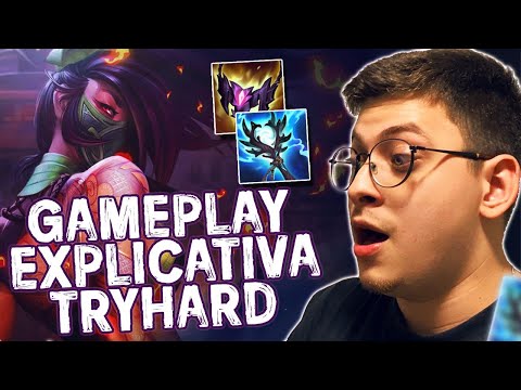GAMEPLAY EXPLICATIVA DE AKALI - DO GRÃO MESTRE AO DESAFIANTE #2