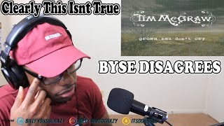 Tim Mcgraw - Grown Men Don&#39;t Cry REACTION! WE ALL KNOW THIS ISNT TRUE ATA LL