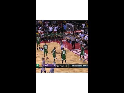 Jayson Tatum highlights summer league vs Lakers 2017
