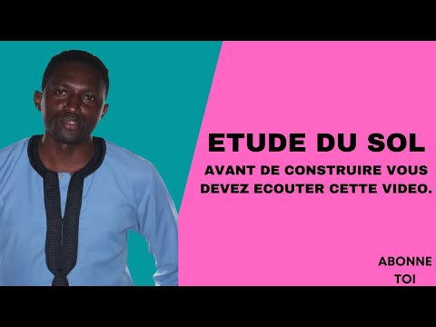 comment faire l'étude du sol ?