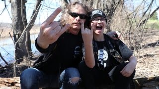 BOBBY BLITZ of OVERKILL interview in the woods of New Jersey