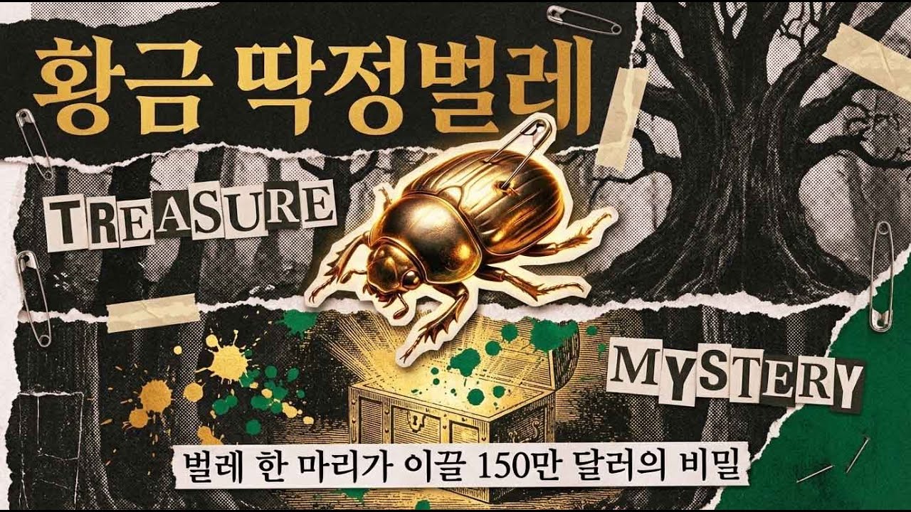 🐞 황금빛 딱정벌레가 이끈 150만 달러의 비밀 – 에드거 앨런 포의 『황금 딱정벌레』
