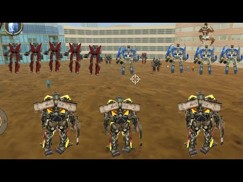 Vegas Crime Simulator (Transformer Fight with car Group)9 Robot Car Fight Transformers - Gameplay HD