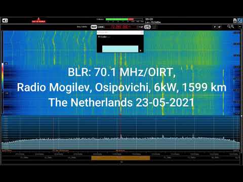 FM DX E-Skip - 70.1 MHz/OIRT Radio Mogilev