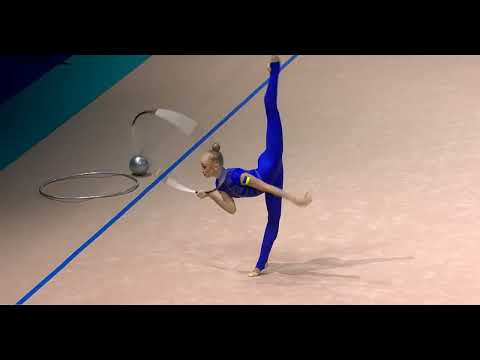 Viktoriia Onopriienko Hoop Qual 33,850 - European Championships Tel-Aviv 2022