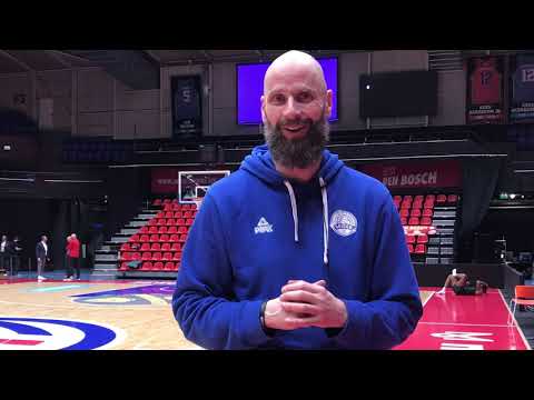 20210525 Den Bosch - Zorg en Zekerheid Leiden, game 2 finale, interview met Geert Hammink