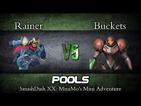 SmashDash 20 Pools Rainer (Falcon) Vs Buckets (Samus)