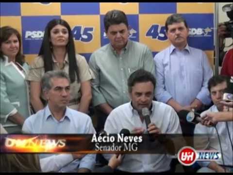 Senador Aécio Neves vem à Campo Grande lançar candidatura de Azambuja