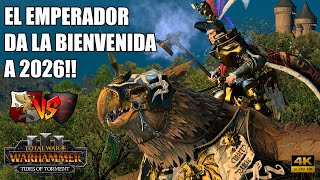 "EL EMPERADOR NOS FELICITA EL NUEVO AÑO" Imperio vs Condes Vampiro Total War Warhammer 3 #1071