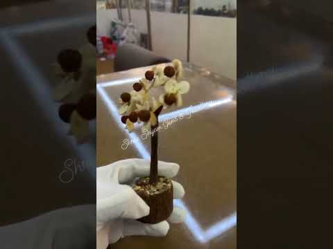 Natural gemstones reiki chakra tree