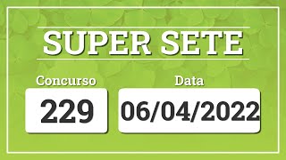 Capa de SUPER SETE 229