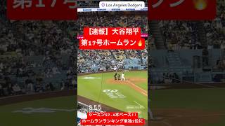 【速報】大谷翔平 第17号ホームラン🔥 #大谷翔平 #大谷 #ドジャース #ホームラン #今日の大谷さん #盗塁 #現地映像 #第17号 #17号 #ダイヤモンドバックス