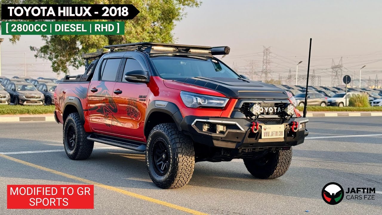 Toyota Hilux MODIFIED TO GR SPORTS | 2.8L DIESEL ENGINE | GTK SPORTS BAR video