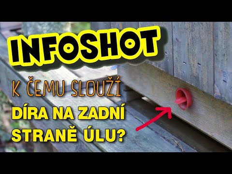 INFOSHOT: K čemu slouží díra na zadní straně úlu?