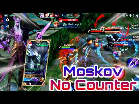 Gameplay Solo Rank Lawan Top Player Mythical Glory🔥Moskov No Counter❤🇮🇩❤