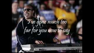 STEVIE WONDER - OVERJOYED (with lyrics)