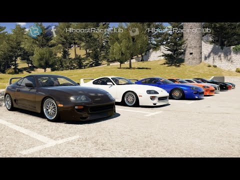 Forza Horizon 2 (XB1) | ~1500HP Supra Meet + Build | Rolls, Digs, 1/4 + 1/2 Mile & More