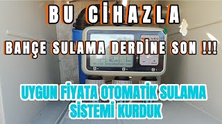 Bahçemiz için uygun fiyata otomatik sulama sistemi kurduk - Bahçe sula