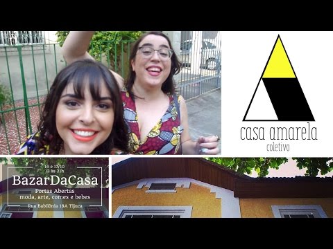Vlog: Bazar da Casa Amarela | Coletivo CA | Xênia Virginie