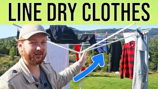 Line-Drying Clothes: The Complete Guide (Step-by-step)