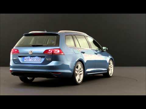 2014 Volkswagen Golf Variant/Estate exterior footage