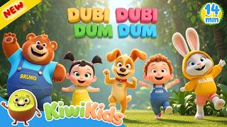 Download lagu Dubi Dubi Dum Dum & More Kiwi Kids Rhymes| Wheels on the Bus, Playground Dance #dudidudidamdam mp3