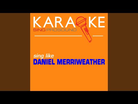 Red (In the Style of Daniel Merriweather) (Karaoke with Background Vocal)