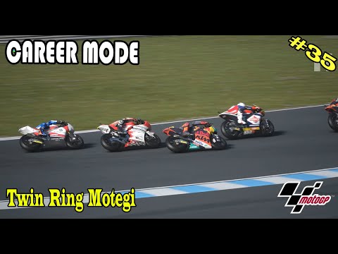 MotoGP 20 Career Mode Gameplay #35 [ Twin Ring Motegi ]