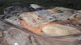 Aerial View of New Beach Elementary School