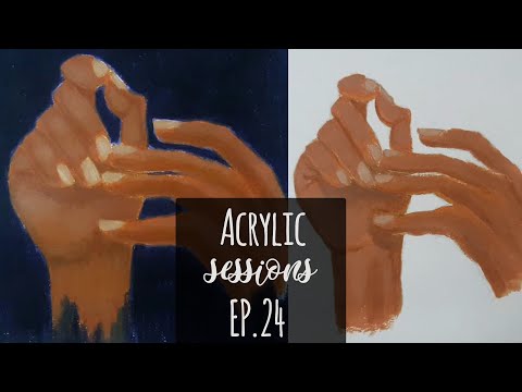 How to Paint Hands | Acrylic Study