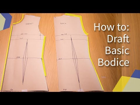 [DETAILED] HOW TO: MAKE BASIC BODICE BLOCK PATTERN | KIM DAVE