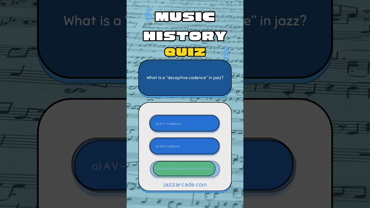 Deceptive Cadences in Jazz