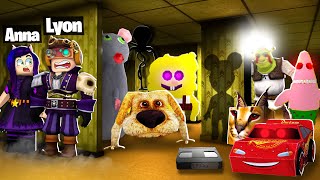 PORTO I MIEI AMICI NELLE BACKROOMS SU ROBLOX!!