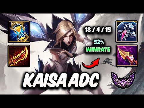 Kaisa vs Ashe ADC ( 52% WINRATE ) - Korea Master Patch 25.14 ✅