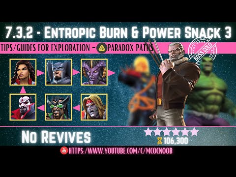 MCOC: Act 7.3.2 - Paradox, Entropic Burn, Quantum Power & Power Snack 3 - Old Man Logan