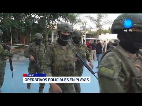 Gobernador del Guayas lidera operativo en Playas