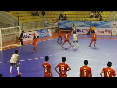 PON XIX JAWA BARAT 2016 TIM FUTSAL DKI TAKLUKAN KALTIM 3-2