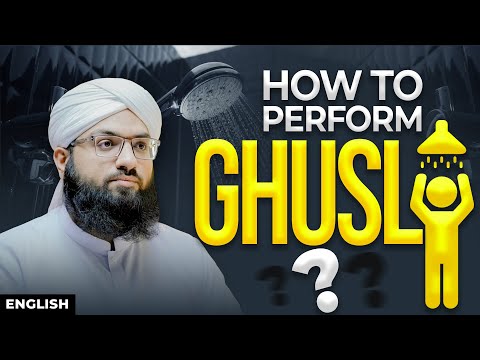 How To Perform Ghusl? | Explained In English with Subtitles